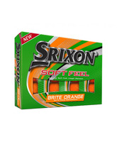 Srixon Soft Feel míče, oranžové