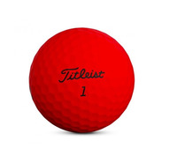 Titleist TruFeel míče 2024, červené
