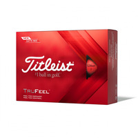 Titleist TruFeel míče 2023, červené - 1 x 3 ks míčků