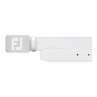 FootJoy pásek, kožený, Bílý