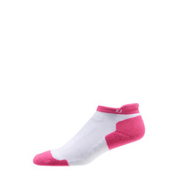 FootJoy TechSof Tour Roll Tab dámské ponožky, bílá/růžová