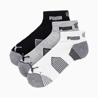 Puma Essential 1/4 Cut 3 Pack golfové ponožky, multi
