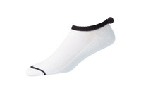 FootJoy ProDry Lightweight Pom Pom dámské ponožky, bílá/černá