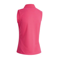 Callaway Solid Knit Polo, raspberry sorbet