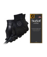 FJ StaSof winter kožená - pár zimní rukavice, černá