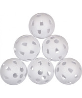 Masters Airflow Practice Golf Balls, bílé