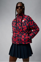 J. Lindeberg Chloe Padded Jacket Print, dámská bunda, červená