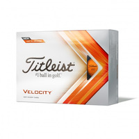 Titleist Velocity , golfové míče oranžové - 1 x 3 ks míčků