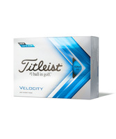 Titleist Velocity 2022, golfové míče modré - 1 x 3 ks míčků