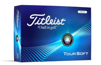 Titleist Tour Soft 2024 golfové míče bílé - 1 x 3 ks míčků
