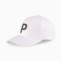 Puma dámská golfová kšiltovka s P, bílá 
