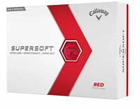 Callaway Supersoft Matte červené - 1 x 3 ks míčků