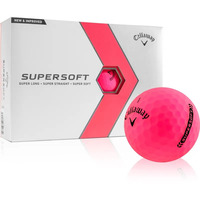 Callaway Supersoft Matte růžové - 1 x 3 ks míčků